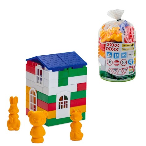 Дитячий конструктор "Лідер" №1 1-219, 50 великих деталей