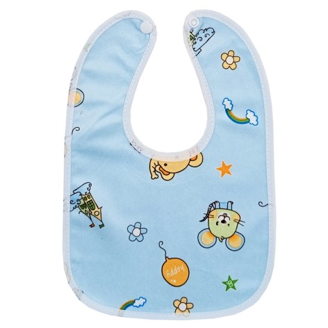 Дитячий тканинний слинявчик MGZ-0600-1 на кнопці