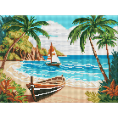 Алмазная мозаика без подрамника 