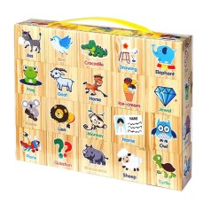 Дитячий ігровий набір кубиків "Тварини" K13806 в наборі 20 штук