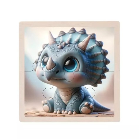 Дитячий дерев'яний пазл-вкладиш 