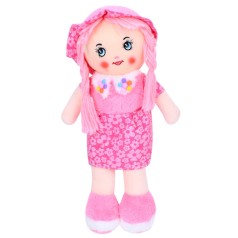Дитяча іграшкова лялька FG240408152A-1(Pink) 38 см, м'яка набивна, петелька