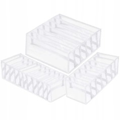 Набір органайзерів для зберігання білизни Springos HA3114 білий