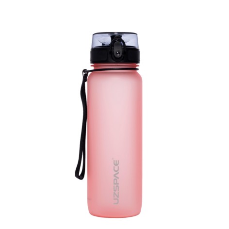 Пляшка для води UZSPACE 3053(Coral) 800 мл, коралово-рожева
