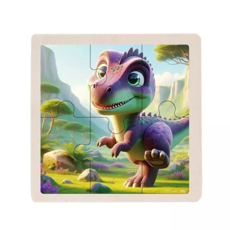 Детский деревянный пазл-вкладыш 