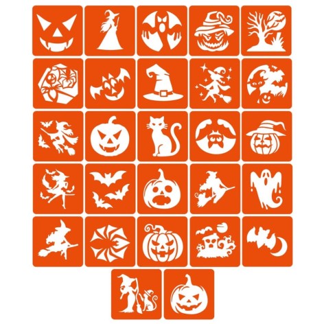 Набір трафаретів для біо-тату 