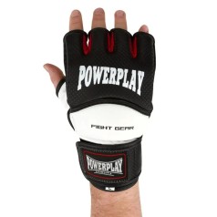 Рукавички для MMA PowerPlay PP_3075_XL_BI/White, Чорно-білий XL