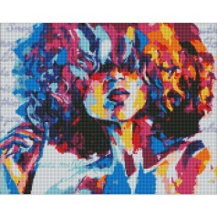 УЦІНКА! Алмазна мозаїка "Яскравий образ" AMO7233-UC 40х50 см