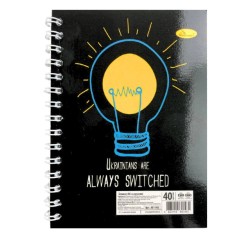 Блокнот А6 "Патріотичний" АП-1903-6, 40 аркушів, пружина збоку