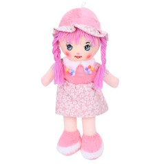 Дитяча іграшкова лялька FG240408152A-1(Light-Pink) 38 см, м'яка набивна, петелька