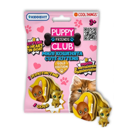 Фигурка-сюрприз "Милые котята" Cool Things PC048 серии "Puppy club gold edition" в ассортименте