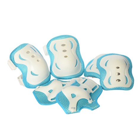 Детский набор защиты Bambi MS 0338 для колен, локтей, запястий Белый