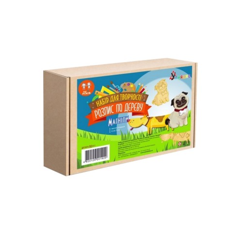 Набор детского творчества Роспись по дереву «Магниты-собачки» РД-012