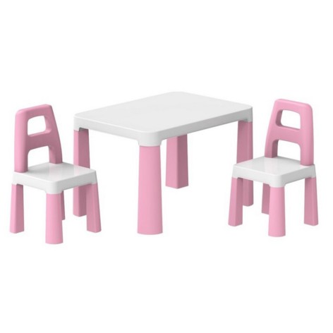 Детский стол с двумя стульями 0457TXK розовый