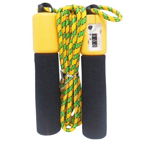 Скакалка со счетчиком MS 0345 мягкая ручка  Черный