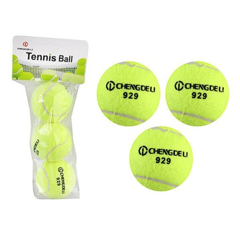 Мячики для большого тенниса 929M, в наборе 3 штуки