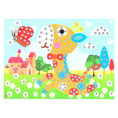 Дитяча мозаїка за номерами 