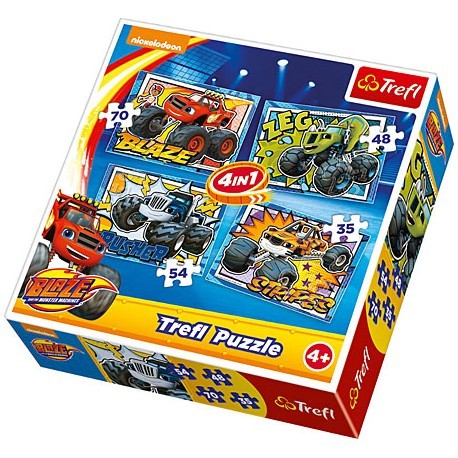 Пазлы - (4в1) - 