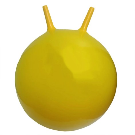 М'яч для фітнесу (фітбол) BT-PB-0178(Yellow) з ріжками 55 см