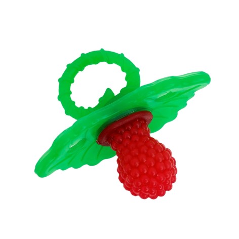 Пустышка-прорезыватель "Ягодка" MGZ-0419(Red) текстурная