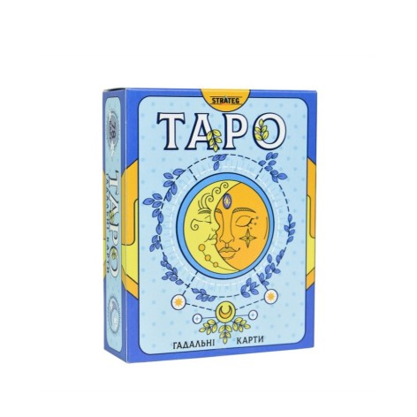 УЦІНКА! Гадальні карти Таро Strateg 30622-UC карта з посиланням на інструкцію 78 штук