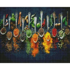 Алмазна мозаїка "Пряні спеції" Brushme DBS1101 40х50 см 