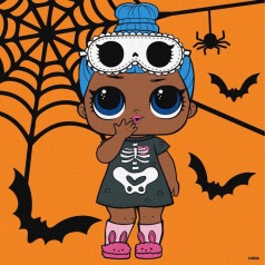 Картина за номерами "L.O.L. Surprise! Sleepy Bones" KHO1332, 25x25 см