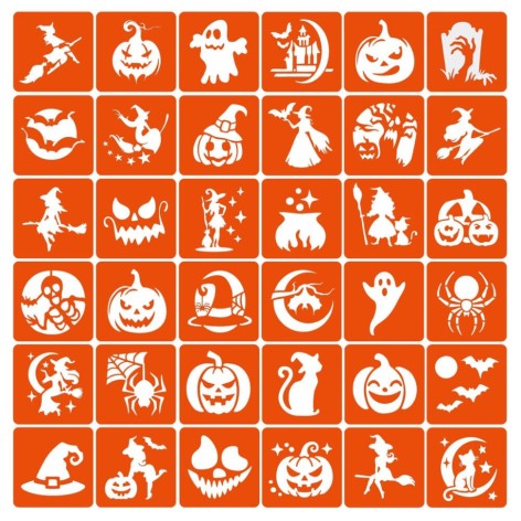 Набір трафаретів для біо-тату 