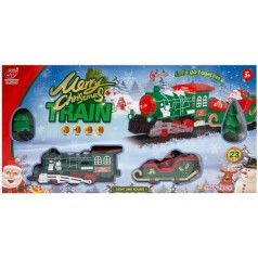 Дитячий ігровий набір "Залізниця" JHX6636-37(Green) фігурки, звук, світло
