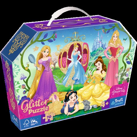 Пазли - (70 елм.) Глітерні - 