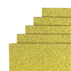 Фоаміран для творчості А4 17GLA4-039 жовтий 1,7х0,1 мм 