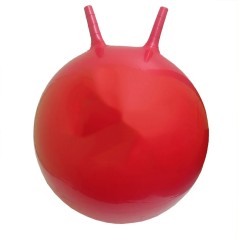 М'яч для фітнесу (фітбол) BT-PB-0178(Red)  з ріжками 55 см