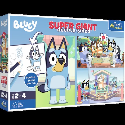 Пазли + розмальовка - (15 елм.SUPER GIANT) - 