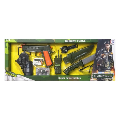 Ігровий набір зі зброєю "Військовий" CH633A окуляри, пістолет, звукові та світлові ефекти