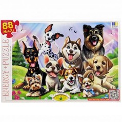 Пазл детский Собачки 88311, 88 элементов