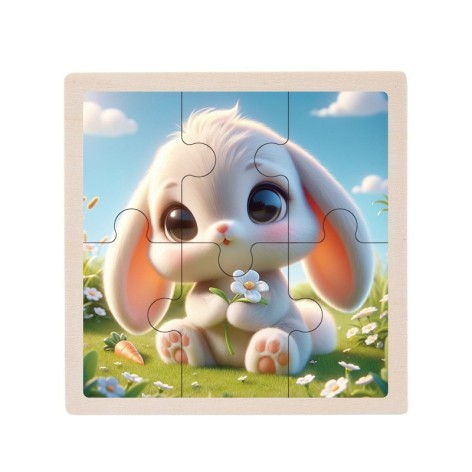 Детский деревянный пазл-вкладыш 