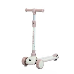 Самокат детский трехколесный JR3-124-P, колеса со светом