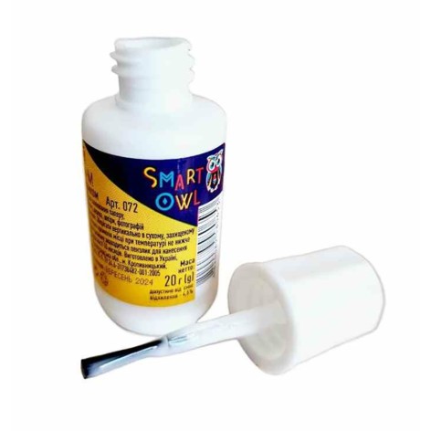 Клей канцелярський ПВА 356291 з пензликом 20 грам