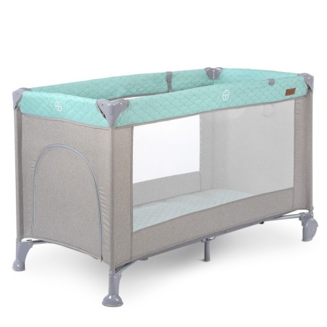 Детский манеж ME 1096 Mint Gray мятный 125 х 65 х 78 см