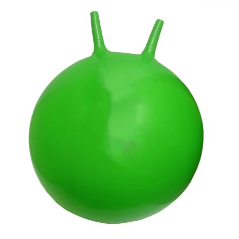 М'яч для фітнесу (фітбол) BT-PB-0178(Green) з ріжками 55 см