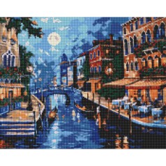 Алмазна мозаїка "Романтика Італії" AMO8048, 40х50 см