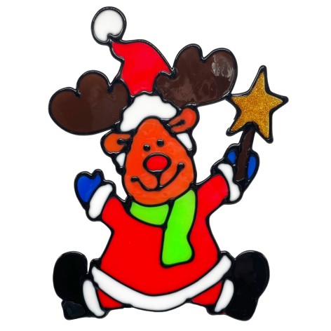 Силиконовая наклейка на стекло 