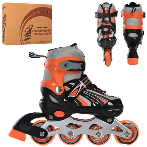 Ролики розсувні Profi A4146-S-OR розмір(31-34)