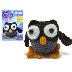 УЦІНКА! Дитячий набір для в'язання "Сова" Limo Toy M5865UA-UC 55-55 мм, пластикова голка, пряжа