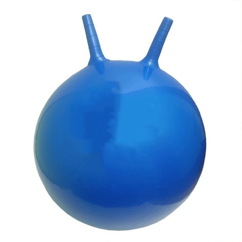 М'яч для фітнесу (фітбол) BT-PB-0178(Blue) з ріжками 55 см