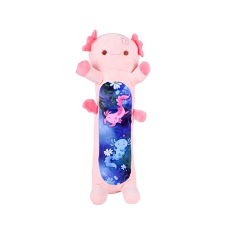 М'яка іграшка-подушка "Аксолотль-батон" HKF2206(Pink) розмір 100 см