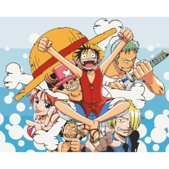 Картина за номерами без підрамника 