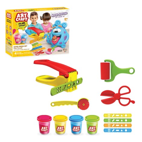 *Набір для творчості із тіста з пресом Art Craft (224 г) (320*250*65 мм) 