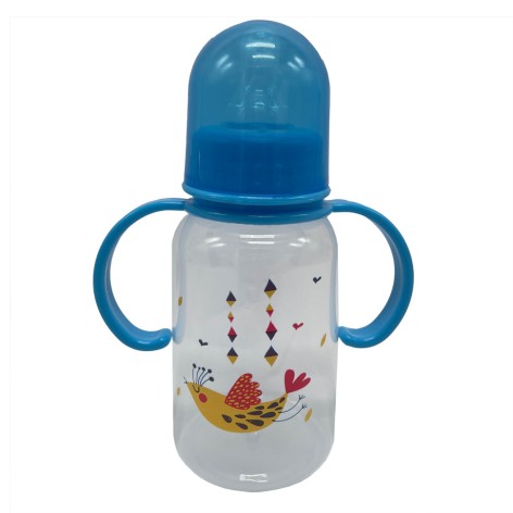 Бутылочка для кормления с ручками MGZ-0205(Blue) 150 мл