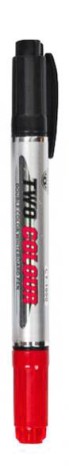 2-х сторонний маркер CY-1000 для доски    Черно-красный